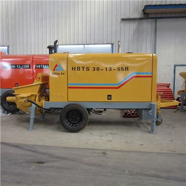 מיני משאבת בטון דיזל ניידת